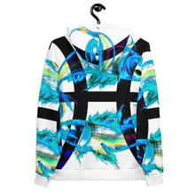Load image into Gallery viewer, Pisces All Over Blue Hoodie