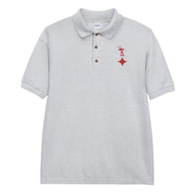 Load image into Gallery viewer, King Of Diamonds Embroidered Polo Shirt