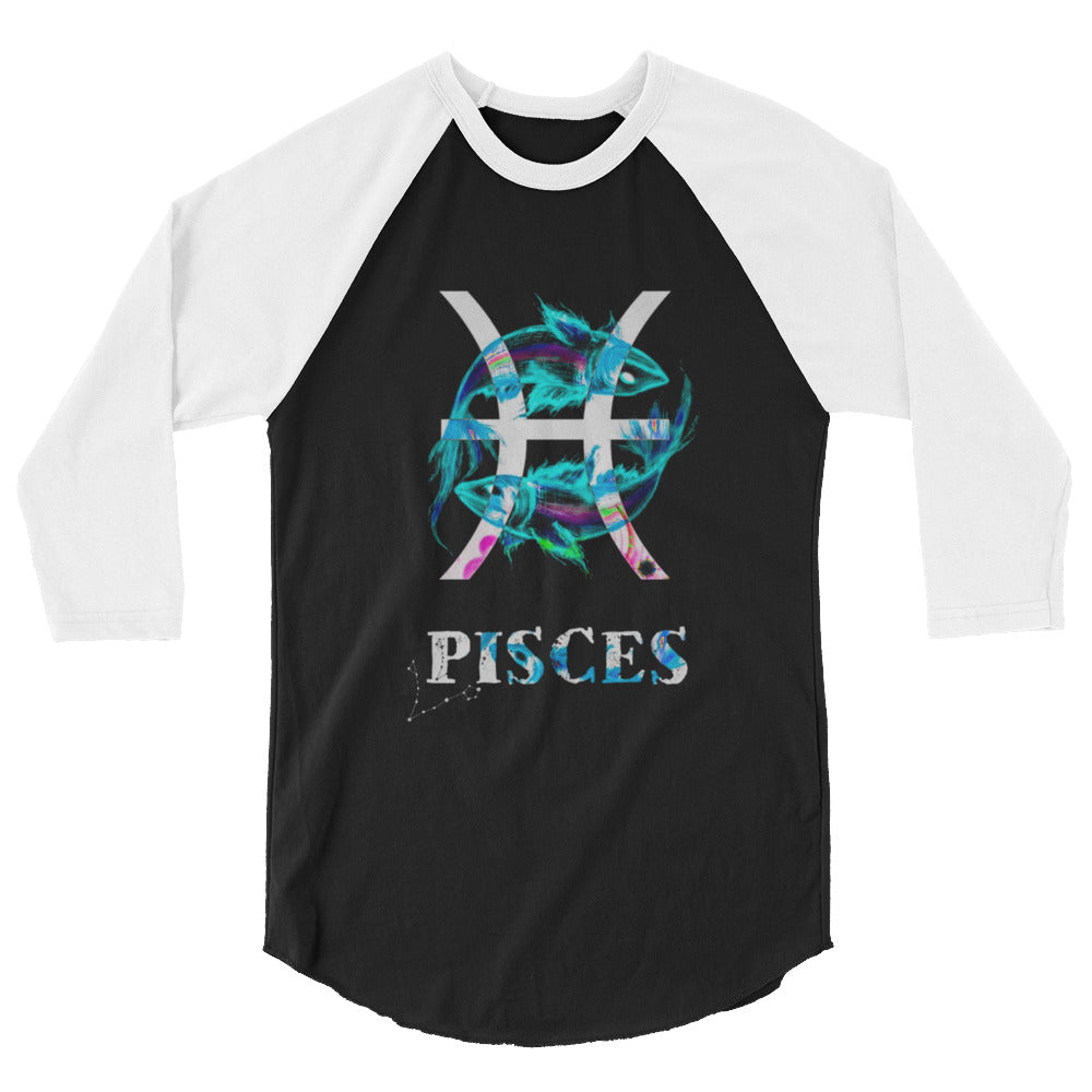 Pisces 3/4 sleeve raglan