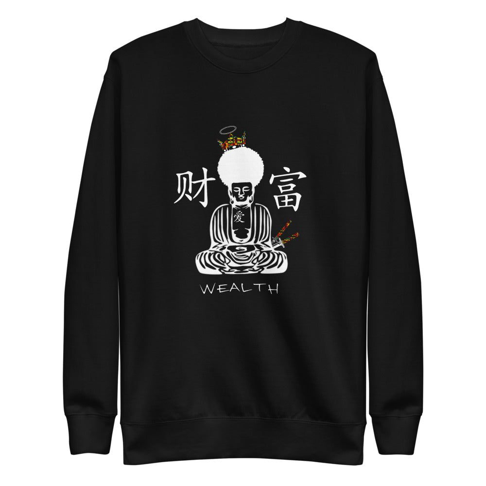 Black Wealth Fleece Pullover