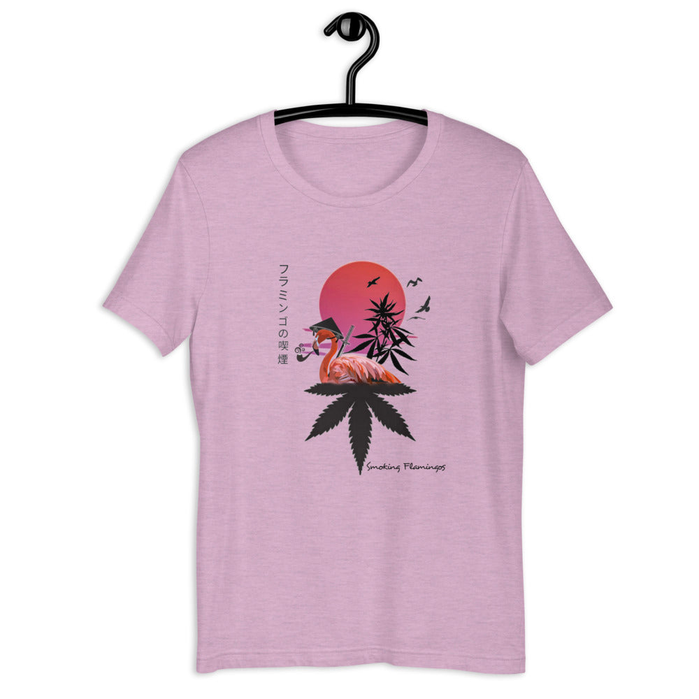 Smoking Flamingos T-Shirt