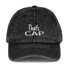 Load image into Gallery viewer, That's Cap Vintage Cotton Twill Cap